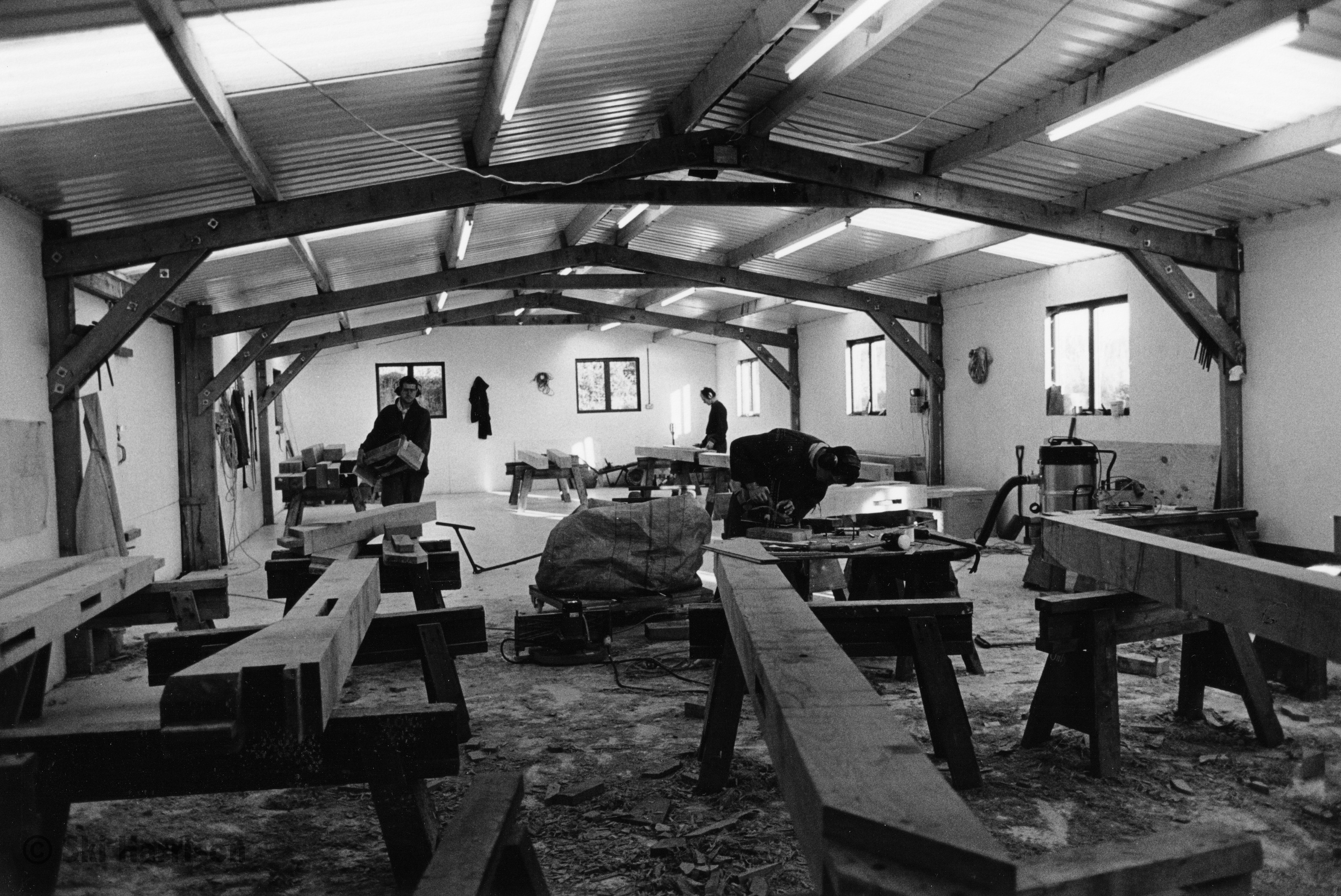 CS14 - Carpenter Oak Workshop. East Cornworthy, 1999