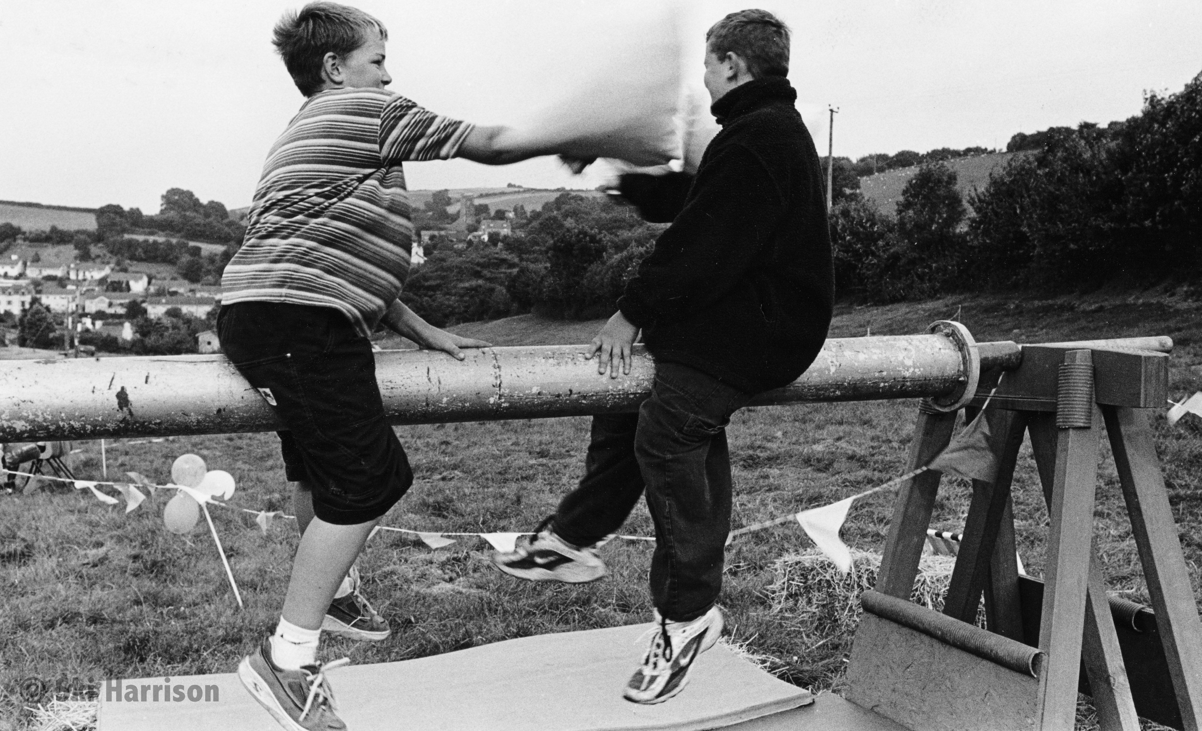 CS54 - Greasy Pole. Cornworthy Pig Roast, 2000