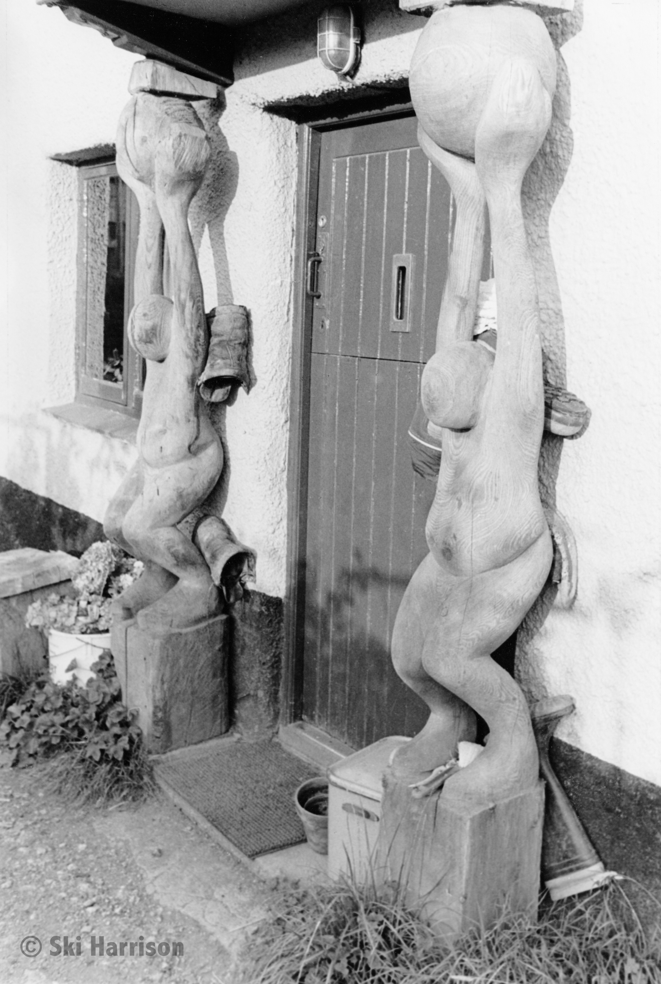 CS77 - The Porch of Mic Chambers' house Cornworthy, 1999